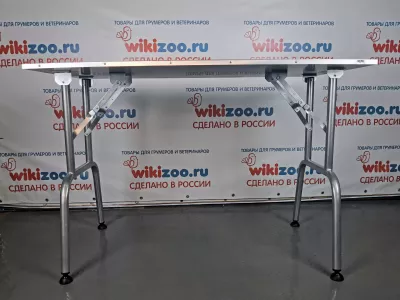 Стол ветеринарный wikiVET CВ-8-1 нержавеющая сталь складной переносной